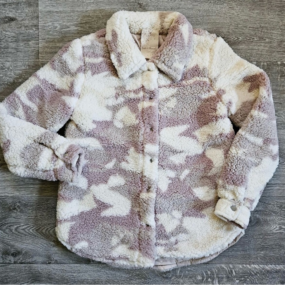 Cozy Camouflage Sherpa Jacket
